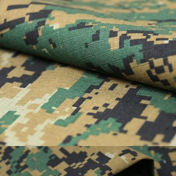 1.5m ширина САЩ военни камуфлаж плат CQB USMC TC карирана полиестерна памучна кърпа