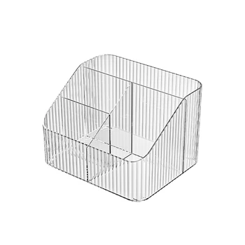 1 бр. Рамка за настолна кутия за съхранение Прозрачна проста стойка за съхранение Ins Style Офис консумативи