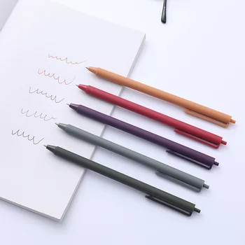 100pcs китайски стил ретро цвят гел писалка 0.5mm натиснете гел писалка канцеларски материали за училищни пособия