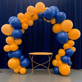 108pcs комплект 12inche оранжев латекс балони за рожден ден за рожден ден балони за рожден ден латекс парти балони латекс балон