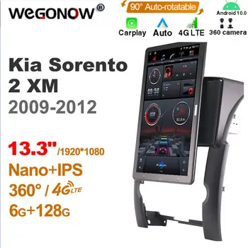 1920*1080 Ownice Android10.0 за Kia Sorento 2 XM 2009 - 2012 Автомобилно радио Авто Мултимедия Видео Аудио глава Unit 13.3'' Въртяща се