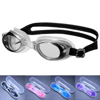 2023 Очила за плуване Галванопластика против мъгла Мъжки и дамски силиконови очила за плуване за възрастни на открито Очила за гмуркане