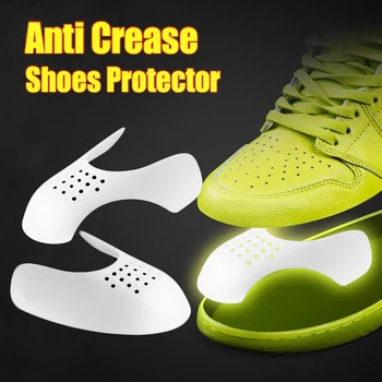 2Pairs Обувка против гънки протектор за маратонки Баскетбол топка обувки главата против бръчки подкрепа обувки носилка обувки аксесоари