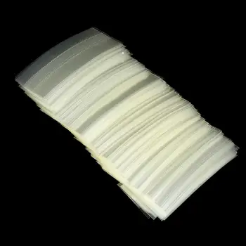 500pcs 7.5 * 3cm Clear Shrink Wrap Seal Bands с перфорационни линии за назален инхалатор за балсам Chapstick Lip Balm контейнери