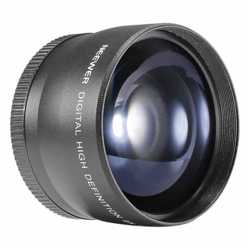 58mm 2X телеобектив Tele конвертор за Canon Nikon Sony Pentax 18-55mm