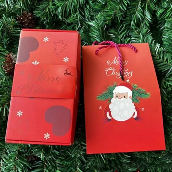 6/10/12/16/18/20pcs Изненадваща подаръчна кутия Създаване на най-изненадващия подарък Creative Bounce Box DIY сгъваема хартиена кутия Коледен подарък