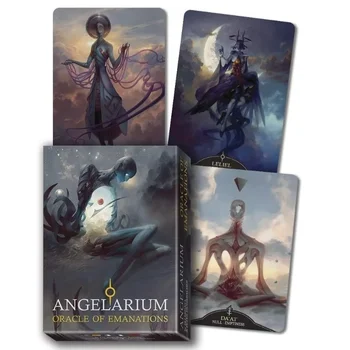  Angelarium Oracle of Emanations Cards, 10.3 * 6cm