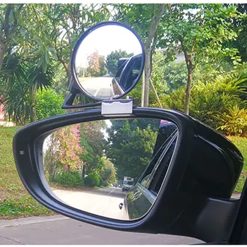 Car Reversing Parking Helper Car Blind Spot Mirror 360 Регулируема степен широкоъгълна огледало за обратно виждане ляво / дясно HD стъкло