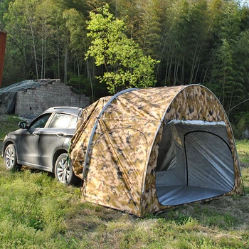 Car задна палатка хечбек палатки SUV къмпинг палатка багажника палатка има голяма стая за 2-3 души семейство къмпинг палатки лесен за настройка