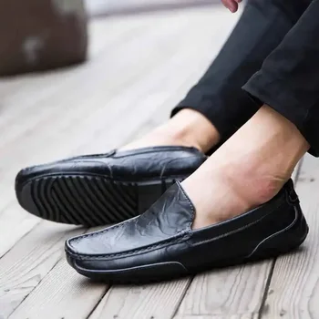 Chaussures Черни мъжки маратонки Купете ежедневни кожени обувки Ete 2024 Обувки за джогинг Мъжки номер 40 Зимни ботуши Мъже Студентски тенис