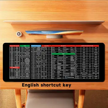 Comouter Консумативи Подложка за мишка с клавишна комбинация Ефективен офис производителност клавиатура подложка за мишка с бърз софтуер