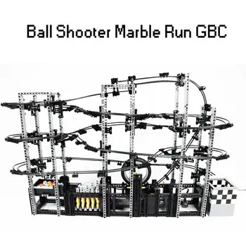 Creative Building Block Ball Shooter Marble Run Science Gift Детска играчка Образование Модел MOC градивни блокове MOC-24238