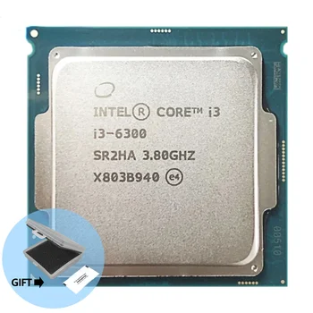 Intel Core i3-6300 i3 6300 3.8 GHz двуядрен четиринишков процесор 4M 51W LGA 1151