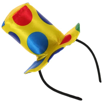 Jester лента за глава шапка клоун луд коса вратовръзка облекло карнавал костюм за дете Мис Топ