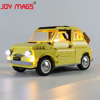 JOY MAGS Само комплект за LED светлина за 10271 Fiat 500 блок комплект (НЕ включва модела) Играчки за деца
