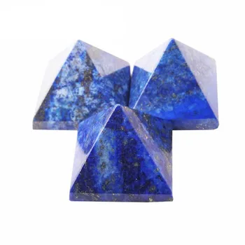 Lapis Lazuli Pyramid Естествени издълбани кристални лечебни камъни за декорация на дома