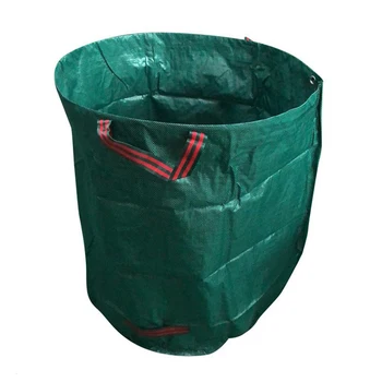 Leaf чанта за съхранение водоустойчива градина боклук може пластмасови двор отпадъци събиране контейнер 60L 16 галона