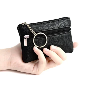 Macaron цвят нов плътен цвят дамска чанта сладък прост мини ключ чанта мода малък свеж малка карта чанта