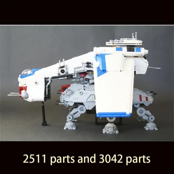 NEW Republic LAAT/c Carrier and the Definitive Republic ATTE MOC Building Blocks for Adults Star Plan div Educational Toys Gift