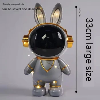 Space Rabbit Астронавт Piggy Bank Мъже и момичета Нови карикатури могат да се съхраняват могат да бъдат супер готини стайлинг парчета Спестовна кутия