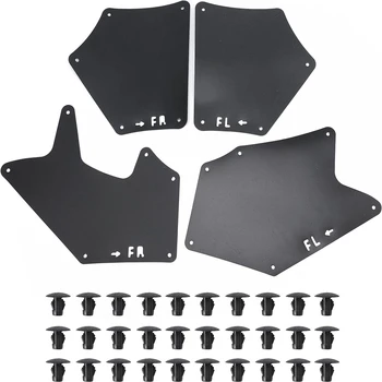 Splash Guard Fender Liner Shields с клипове за 2007-2020 Toyota Tundra Sequoia 537370C030 537360C030 53737-0C030