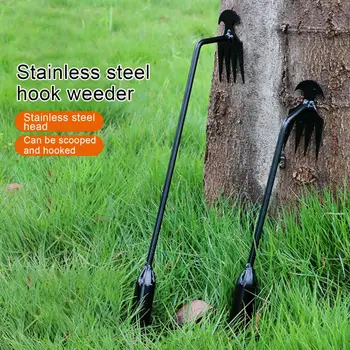 Steel Hand Weeder Tool Dual Purpose Manual Weed Pulling Tool Без усилие Премахване на плевели за градински аксесоари