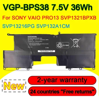 VGP-BPS38 батерия за SONY VAIO PRO13 SVP1321BPXB SVP13216PG SVP132A1CM SVP11217SCS BPS38 P13227SC лаптоп 7.5V 4740mAh 36Wh