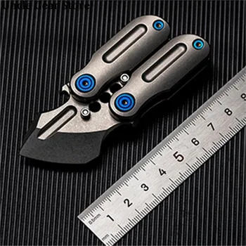 WANWU EDC Компактен нож за изкуство от титанова сплав Unbladed Outdoor Equipment Toy Gift EDC