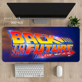 Xxl Mousepad Gamer Back To The Future Компютър и офис подложка за мишка Подложка за маса Подложка за бюро Подложки за бюро Настолна подложка Playmat клавиатура Игри