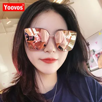 Yoovos 2023 Нови жени Слънчеви очила Класически извънгабаритни слънчеви очила Жени Ретро квадратни жени Слънчеви очила Мода Дизайн на марката Gafas