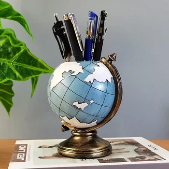 Декоративен държач за молив реколта молив чаша бюро молив притежател офис бюро декорация подарък за учител студент