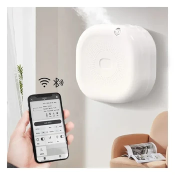 Етерично масло дифузьор въздух овлажнител стена монтирани аромат машина 500ML аромат дифузьор за дома с Bluetooth WiFi