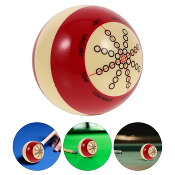 Износоустойчива смола билярдна топка за многократна употреба билярдна топка голяма топка басейн с точки модел бияч топка билярд обучение оборудване