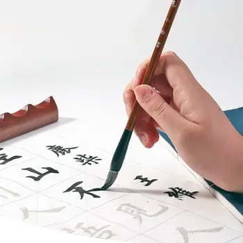 китайски четки изкуство боя четка калиграфия четка crisperding живопис четки комплекти дървена дръжка живопис живопис