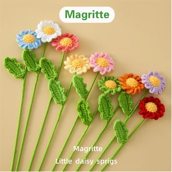лайка вълна творчески маргаритка цветни клони завършени цветя брой изкуствени цветя 10 клони 4.5cmx40cm
