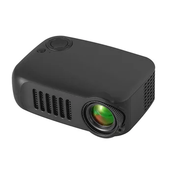 Мини проектор Домашно кино Портативен 3D LED видео проектор Игрален проектор 4K 1080P чрез HD порт Smart TV Box EU-Plug A