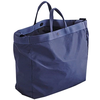 Найлонова преносима чанта за рамо за пътуване на открито спорт, водоустойчива чанта, реколта случайни големи пазарски чанти за мъже, синьо