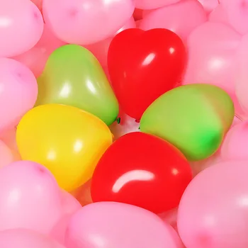 Нов 100pcs/lot 10 инча сърце форма латекс балон сватба тържество декорация доставки рожден ден парти декорации детски балон