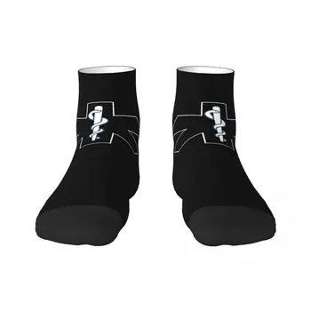Парамедик звезда на живота мъже жени екипаж чорапи унисекс мода 3D печат Emt спешни символ рокля чорапи