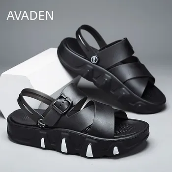 плажни сандали за мъже Ежедневни платформа на открито водоустойчиви удобни модерни всички мач дишащи модни обувки лято основен