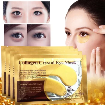 Продукти за грижа за кожата 24K Gold Маска за очи с хиалуронова киселина Премахване на тъмните кръгове около очите Колагенови лепенки за очи Корейски продукт за грижа за лицето