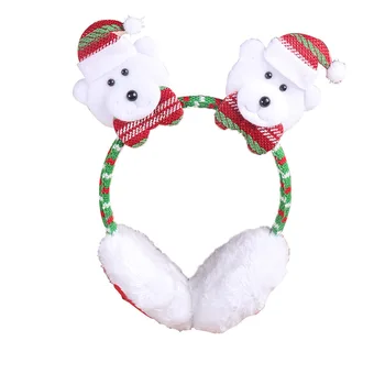 Северен елен снежен човек Дядо Коледа антифони мека лента за глава зимно парти възрастни деца декорация Коледа