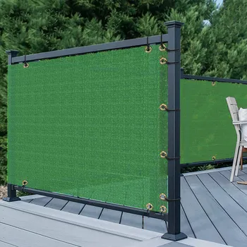 Сенник Net с втулки 5M черен найлон въже ограда панел покритие балкон UV защита сянка екран сенник Awing
