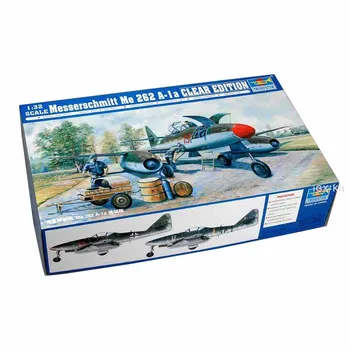 Тромпетист 02261 1/32 Messerschmitt Me 262 A-1A Clear Edition Военна колекционерска пластмасова сглобка Модел Toy Craft Building Kit